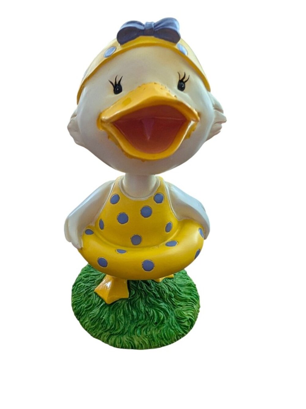 2002 Easter Duck Bobblehead Figurine By ToySite 6 Inches